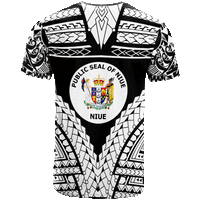 Niue T Shirt A Piece Of My Heart - Polynesian Pride