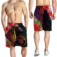 Niue Men's Shorts - Tropical Hippie Style - Polynesian Pride