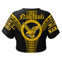 Hawaii - Nanakuli High All - over Print Crop Top T-shirt AH - Polynesian Pride