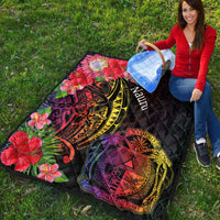 Nauru Premium Quilt - Tropical Hippie Style - Polynesian Pride