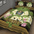 Nauru Quilt Bed Set - Polynesian Gold Patterns Collection