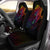 Nauru Car Seat Cover - Butterfly Polynesian Style Universal Fit Black - Polynesian Pride