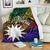 Nauru Premium Blanket - Rainbow Polynesian Pattern - Polynesian Pride