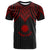 Nauru Custom T Shirt Polynesian Armor Style Red Unisex Red - Polynesian Pride
