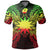 Nauru Polo Shirt Nauru Flag Map Polynesian Tattoo Reggae Unisex Reggae - Polynesian Pride