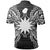 Nauru Polo Shirt Nauru Flag Map Polynesian Tattoo Black - Polynesian Pride