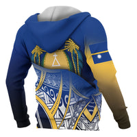 Nauru Coat of rms Hoodie Polynesian Pattern - Polynesian Pride