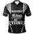 Nauru Polo Shirt Blood Runs Through My Veins Style Black Unisex Black - Polynesian Pride