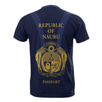 Nauru All Over Print T Shirt Republic Of Nauru Passport - Polynesian Pride