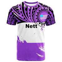 Pohnpei T Shirts Nett Flag Color Paint Style Unisex Art - Polynesian Pride