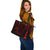 New Caledonia Leather Tote - Red Color Cross Style - Polynesian Pride