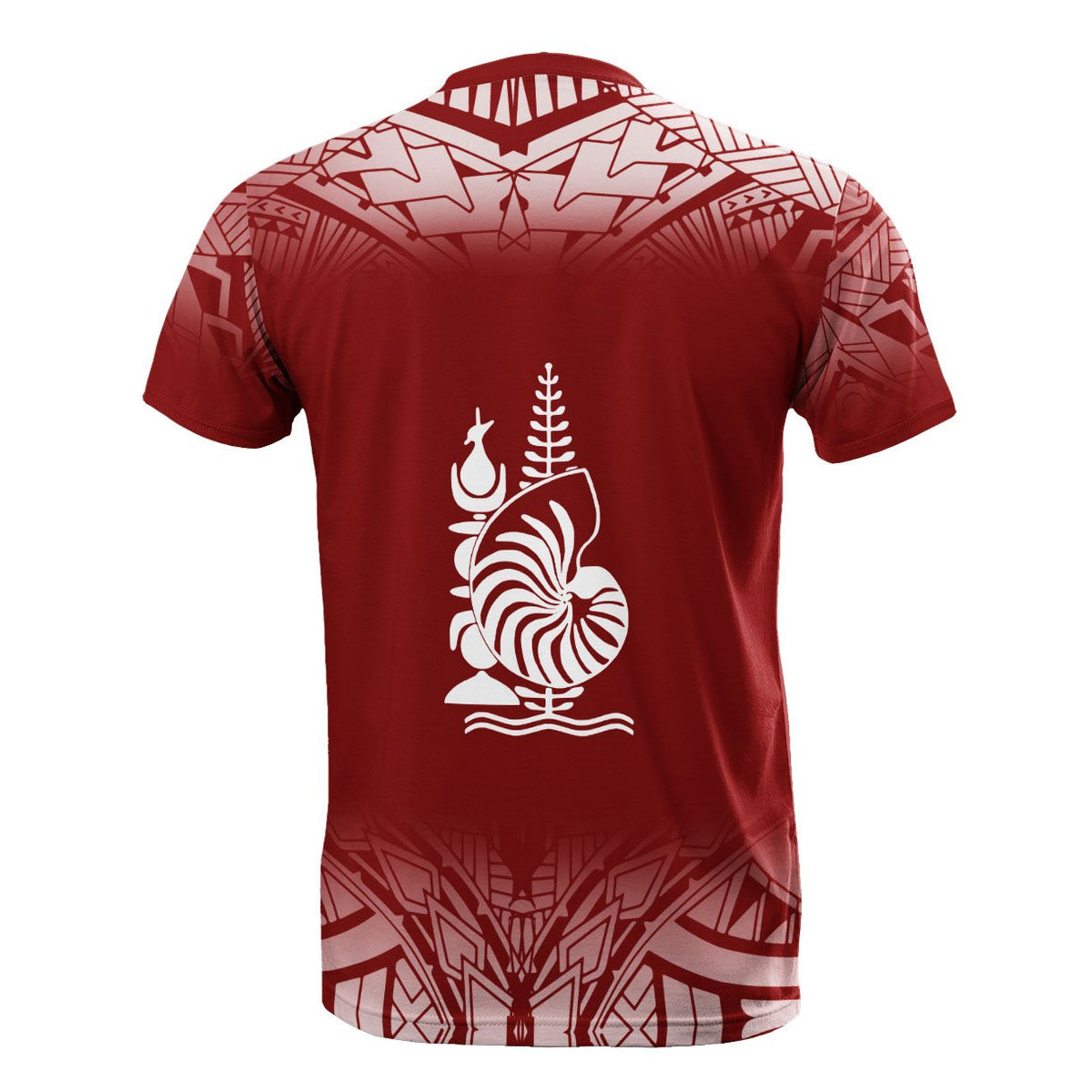 New Caledonia Custom Personalized T Shirt Fog Red - Polynesian Pride