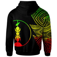 New Caledonia Custom Personalized Hoodie Flash Style Reggae - Polynesian Pride