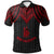 New Caledonia Polo Shirt Polynesian Armor Style Red Unisex Red - Polynesian Pride