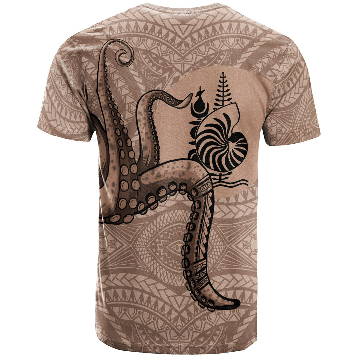 New Caledonia T Shirt Octopus Tentacle - Polynesian Pride