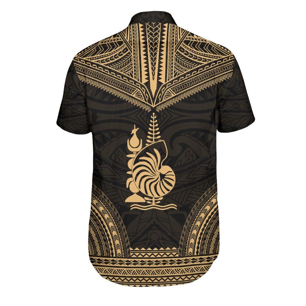 New Caledonia Polynesian Chief Shirt - Gold Version - Polynesian Pride