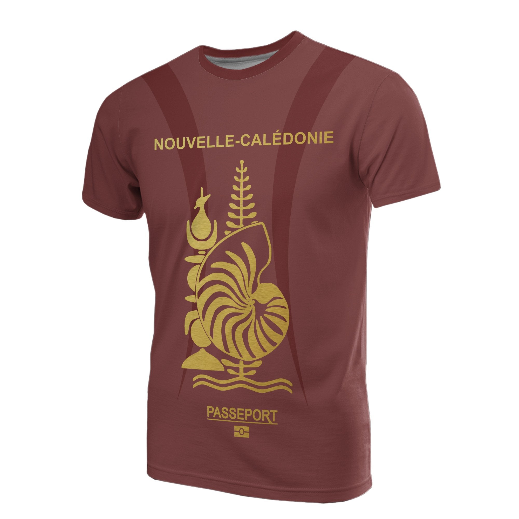 New Caledonia All Over Print T Shirt Nouvelle Caldonie Passeport Unisex Art - Polynesian Pride