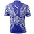 New Caledonia Polo Shirt Kanaky Coat Of Arms Map Polynesian Tattoo Blue - Polynesian Pride