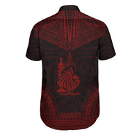 New Caledonia Polynesian Chief Shirt - Red Version - Polynesian Pride