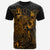 New Caledonia T Shirt New Caledonia Coat Of Arms Turtle Hibiscus Gold Unisex Gold - Polynesian Pride