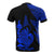 New Caledonia Custom T Shirt Polynesian Pattern Blue Style - Polynesian Pride