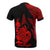 New Caledonia Custom T Shirt Polynesian Pattern Red Style - Polynesian Pride