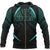 Hawaii Polynesian Zipper Hoodie Turquoise The Face Style - Polynesian Pride