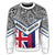 Hawaii Flag Niihau Sweatshirt - White - Mit Style - AH - Polynesian Pride