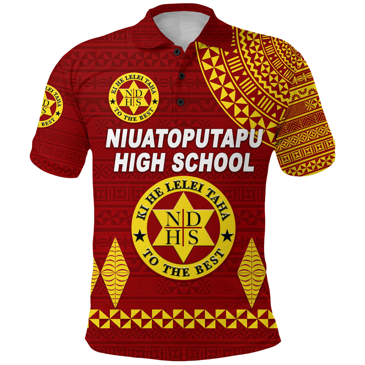 Tonga Niuatoputapu High School Polo Shirt Simple Style LT8 - Polynesian Pride