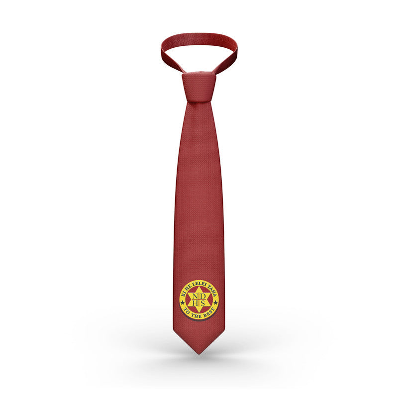 Tonga Niuatoputapu High School Necktie Simple Style - Maroon LT8 Necktie One Size Maroon - Polynesian Pride