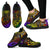 Niue Custom Personalised Sneakers - Rainbow Polynesian Pattern - Polynesian Pride