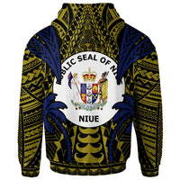 Niue Zip up Hoodie Blood Runs Through My Veins Style Flag - Polynesian Pride