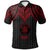 Niue Polo Shirt Polynesian Armor Style Red Unisex Red - Polynesian Pride