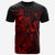 Niue T Shirt Niue Seal Turtle Hibiscus Red Unisex Red - Polynesian Pride