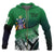 Norfolk Island Coat of Arms Zip up Hoodie Polynesian Pattern Unisex Green - Polynesian Pride