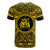Norfolk Island All T Shirt Norfolk Island Coat Of Arms Polynesian Gold Black - Polynesian Pride