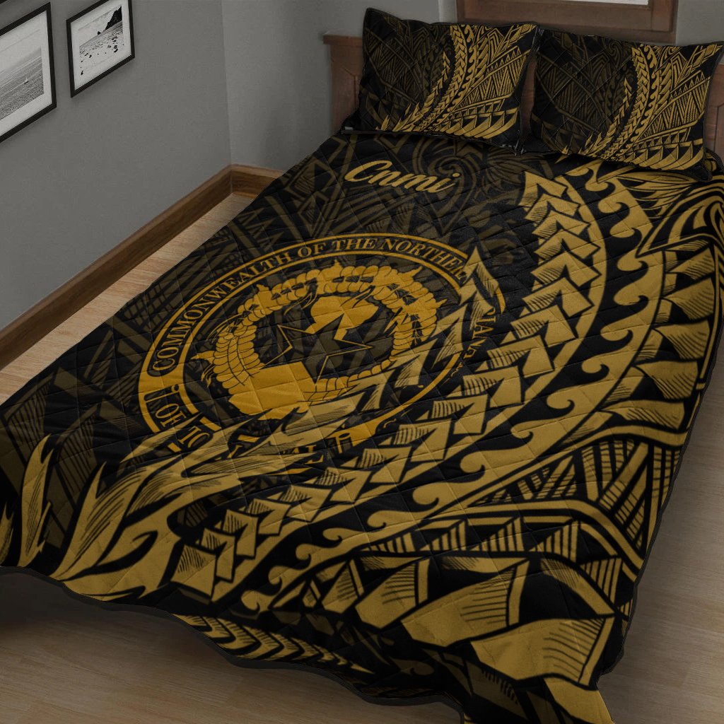 Northern Mariana Islands Quilt Bed Set - Wings Style - Polynesian Pride