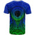 Northern Mariana Islands T Shirt Circle Pattern Blue - Polynesian Pride