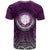 Northern Mariana Islands T Shirt Circle Pattern Purple - Polynesian Pride