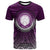 Northern Mariana Islands T Shirt Circle Pattern Purple Unisex Purple - Polynesian Pride