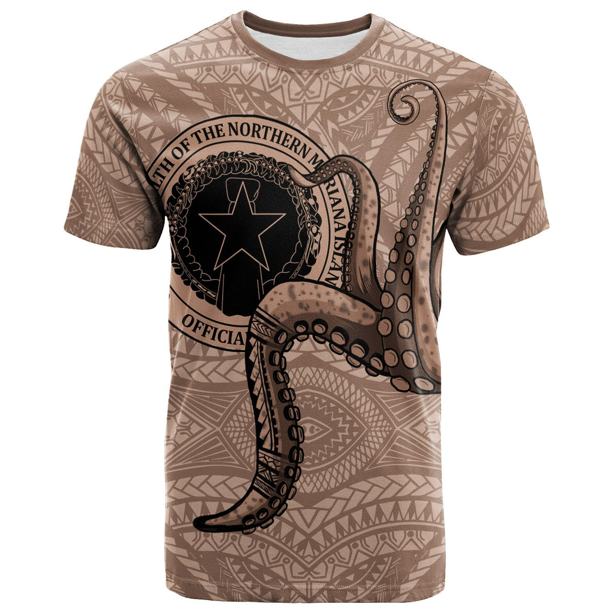 Northern Mariana Islands T Shirt Octopus Tentacle Unisex Art - Polynesian Pride