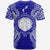 Northern Mariana Islands All T Shirt Northern Mariana Islands Seal Map Polynesian Tattoo Blue - Polynesian Pride