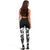 Northern Mariana Islands Polynesian Leggings - Polynesian Tattoo Black Version - Polynesian Pride