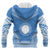 Northern Mariana Island Polynesian Chief Custom Hoodie Flag Version Unisex Blue - Polynesian Pride