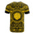 Northern Mariana Islands All T Shirt Northern Mariana Islands Coat Of Arms Polynesian Gold Black - Polynesian Pride