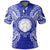Northern Mariana Islands Polo Shirt Seal Map Polynesian Tattoo Blue Unisex Blue - Polynesian Pride