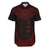 Northern Mariana Islands Polynesian Chief Shirt - Red Version Men Red - Polynesian Pride