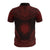 Northern Mariana Islands Polo Shirt Seal Polynesian Chief Tattoo Red Version - Polynesian Pride