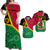 Vanuatu Matching Hawaiian Shirt and Dress Aboriginal Turtle Mix Sand Drawing LT13 Red - Polynesian Pride