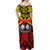 Marquesas Islands Off Shoulder Long Dress the One and Only LT13 - Polynesian Pride